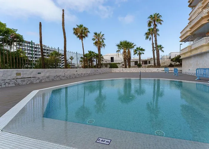 Cozy With Balcony, Pool And Wifi In Playa De Americas Apartament *
